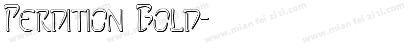 Perdition Bold字体转换